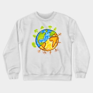 Save green planet Crewneck Sweatshirt